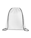 Promo Goods  BG100 Cinch-Up Backpack in White