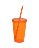 Promo Goods  PL-4420 20oz Econo Sturdy Sipper in Translucnt ornge