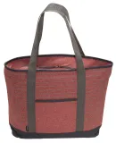 Promo Goods  LT-3932 Strand Snow Canvas Tote Bag in Red