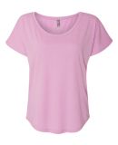 Next Level 6760 Tri-Blend Scoop Neck Dolman T-shir in Vintage lilac