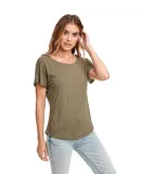 Next Level 6760 Tri-Blend Scoop Neck Dolman in Military green