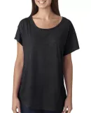 Next Level 6760 Tri-Blend Scoop Neck Dolman in Vintage black