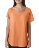 Next Level 6760 Tri-Blend Scoop Neck Dolman in Vin light orang