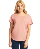 Next Level 6760 Tri-Blend Scoop Neck Dolman in Desert pink