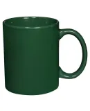 Promo Goods  CM100 11oz Basic C Handle Ceramic Mug in Hunter green