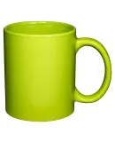 Promo Goods  CM100 11oz Basic C Handle Ceramic Mug in Lime green