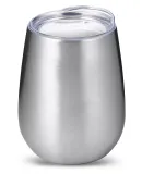 Promo Goods  PL-2229 10oz Stemless Vacuum Wine Tum in Silver