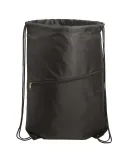 Promo Goods  BG229 Incline Drawstring Backpack Wit in Black