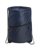 Promo Goods  BG229 Incline Drawstring Backpack Wit in Navy blue