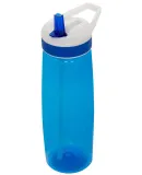 Promo Goods  PL-4197 28oz Wave Bottle in Translucent blue