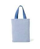 Promo Goods  BG403 Cotton Chambray Tote Bag in Blue