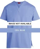 810106 / Unisex-V-Neck Top Ceil Blue