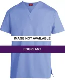 810106 / Unisex-V-Neck Top Eggplant