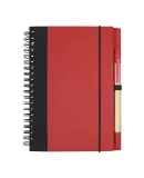 Promo Goods  NB126 Contrast Paperboard Eco Journal in Red
