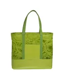 Promo Goods  LT-3972 Splash Ripple Tote in Lime green