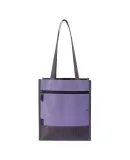 Promo Goods  BG050 Kerry Pocket Tote in Purple