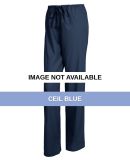 P637DL Dickies Petite Unisex Drawstring Pant # 850 Ceil Blue