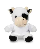 Promo Goods  TY6033 7 Plush Cow With T-Shirt in White