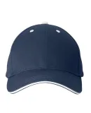 Promo Goods  AP101 Structured Sandwich Cap in Navy blue/ white