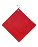 Promo Goods  TW103 Microfiber Golf Towel With Grom in Red