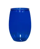 Promo Goods  MG217 16oz Pet Stemless Wine Glass in Translucent blue