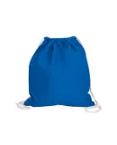 Promo Goods  BG400 Cotton Canvas Drawstring Backpa in Reflex blue