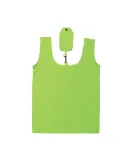 Promo Goods  BG350 Polyester Folding Grocery Tote in Lime green