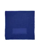 Promo Goods  AP501 Acrylic Knit Scarf With Patch in Navy blue