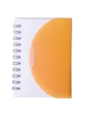 Promo Goods  NB106 Spiral Curve Notebook in Translucnt ornge