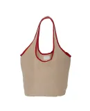 Promo Goods  LT-3940 Soft Touch Juco Shopper in Red