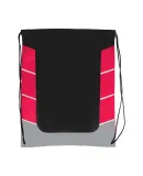 Promo Goods  BG180 Color Curve Drawstring Bag in Red