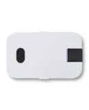 Promo Goods  KU119 Bento Style Lunch Box in White/ black
