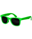 Promo Goods  SG110 Youth Single-Tone Matte Sunglas in Lime green