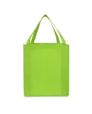 Promo Goods  BG80 Saturn Jumbo Non-Woven Grocery T in Lime green