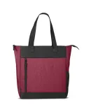 Promo Goods  BG565 Austin Nylon Collection Tote in Hthr burgundy