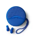 Promo Goods  IT234 Duo Wireless Earbuds & Speaker in Reflex blue