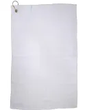 Promo Goods  TW101 Golf Towel With Grommet And Hoo in White