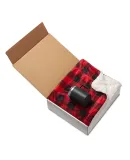 Promo Goods  G919 Sherpa Comfort Gift Set in Black/ red