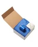 Promo Goods  G919 Sherpa Comfort Gift Set in Reflex blue