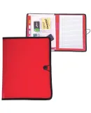 Promo Goods  PF201 Meeting Organizer Folio in Translucent red