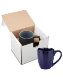 Promo Goods  GCM102 15oz Bistro Style Ceramic Mug  in Cobalt blue