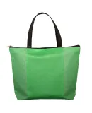 Promo Goods  BG134 Tonal Non-Woven Zipper Trade Sh in Green