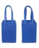 Promo Goods  BG131 Wine Tote - 4 Bottle Capacity in Reflex blue