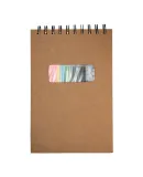 Promo Goods  TY510 Notebook With Colored Pencils in Natural
