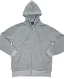 Stilo Apparel 21918HLG Matching Zip Hoodie Light Gr in Light Grey Front