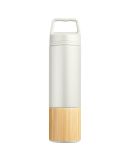 Promo Goods  MG956 20oz Tao Bamboo Insulated Bottl in Vintage white