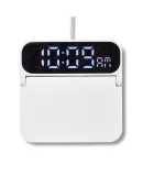 Promo Goods  IT240 Foldable Alarm Clock & Wireless in White