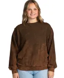 Dyenomite 845MW Premium Fleece Mineral Wash Crewne in Hounddog