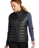 Eddie Bauer EB513  Ladies Quilted Vest in Deepblack