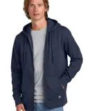 New Era NEA551    Comeback Fleece Full-Zip Hoodie in Truenavy